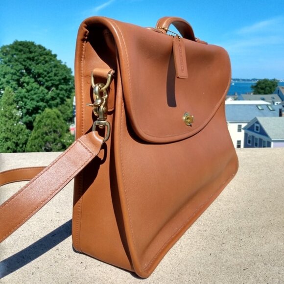 Vintage Coach Lexington Brief Messenger - Picture 6 of 16